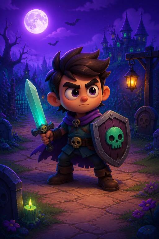 AI generated hero character concept